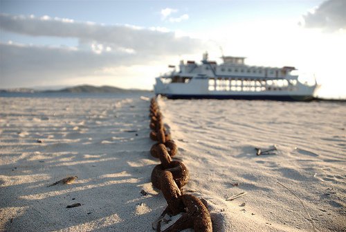 Ferry at Tripiti port