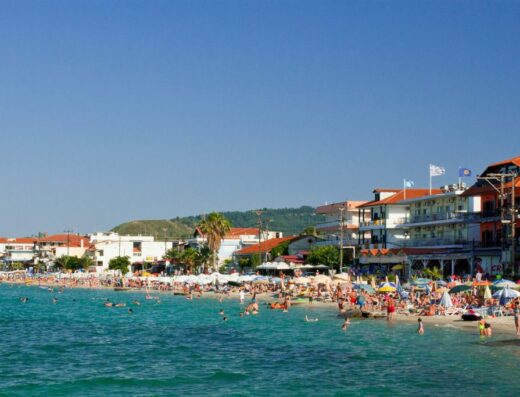 Pefkochori beach