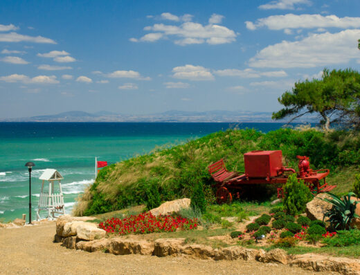 Sani beach