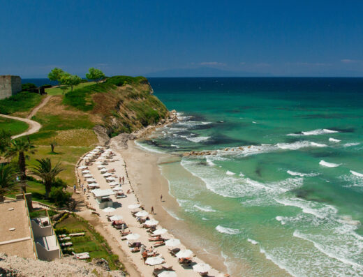 Sani beach