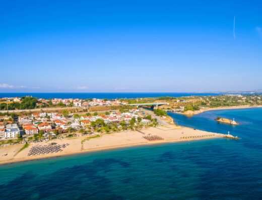 Nea Potidea beach (east of the canal)