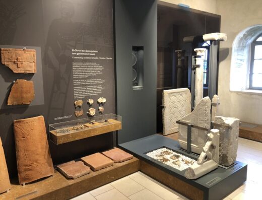 View from exhibits at the Byzantine Museum of Halkidiki