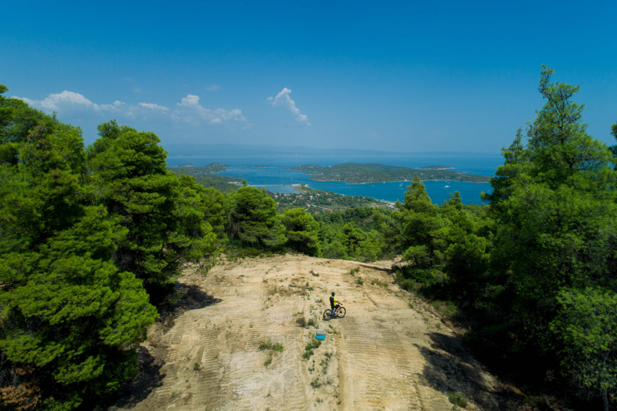 E-bike in Sithonia