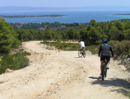 E-bike in Sithonia