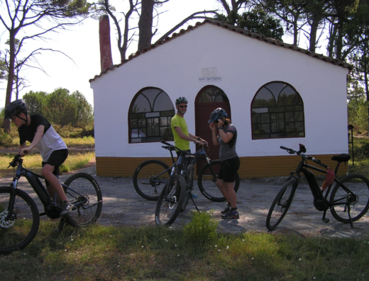 E-bike in Sithonia